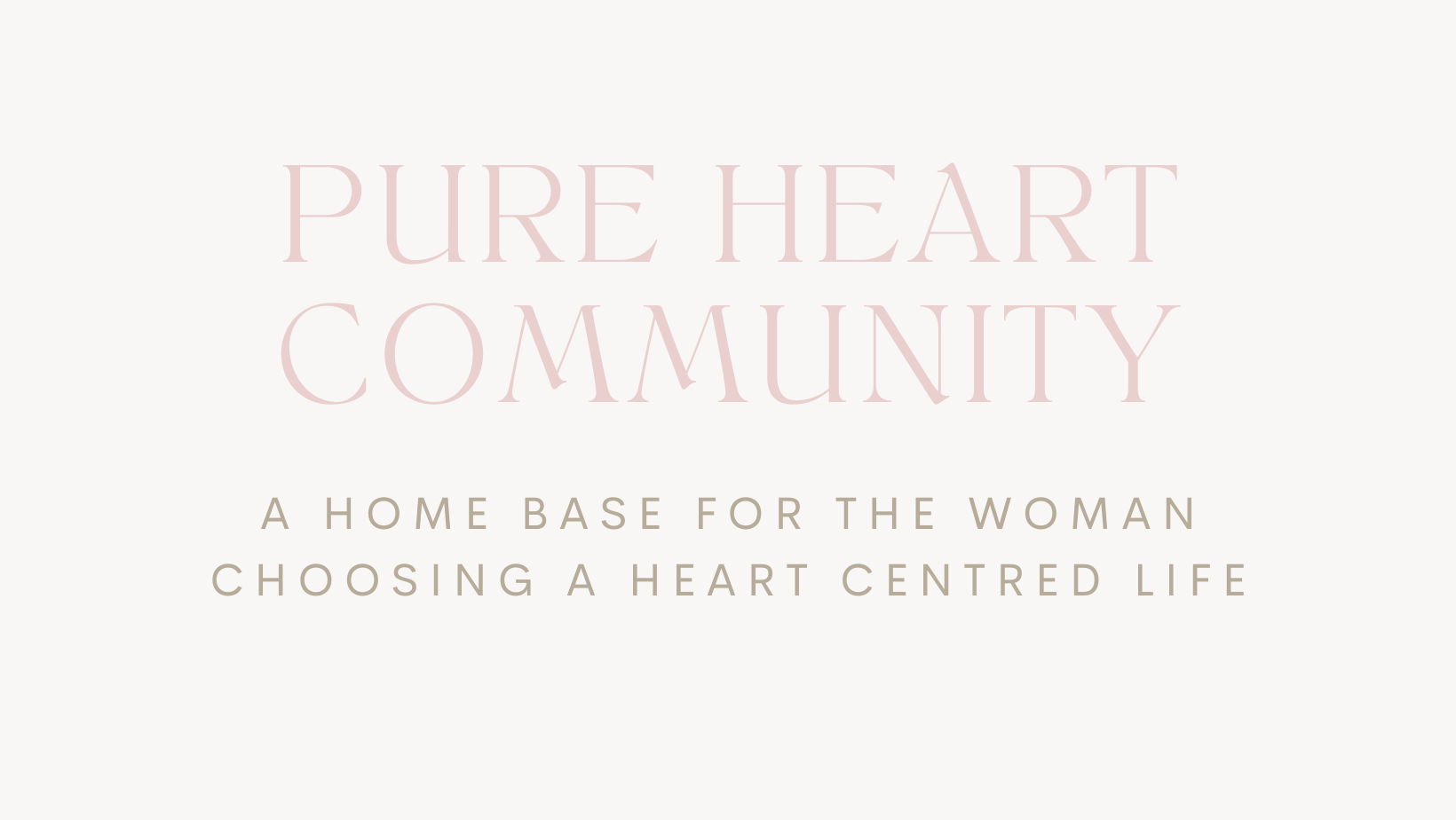 The Pure Heart Community